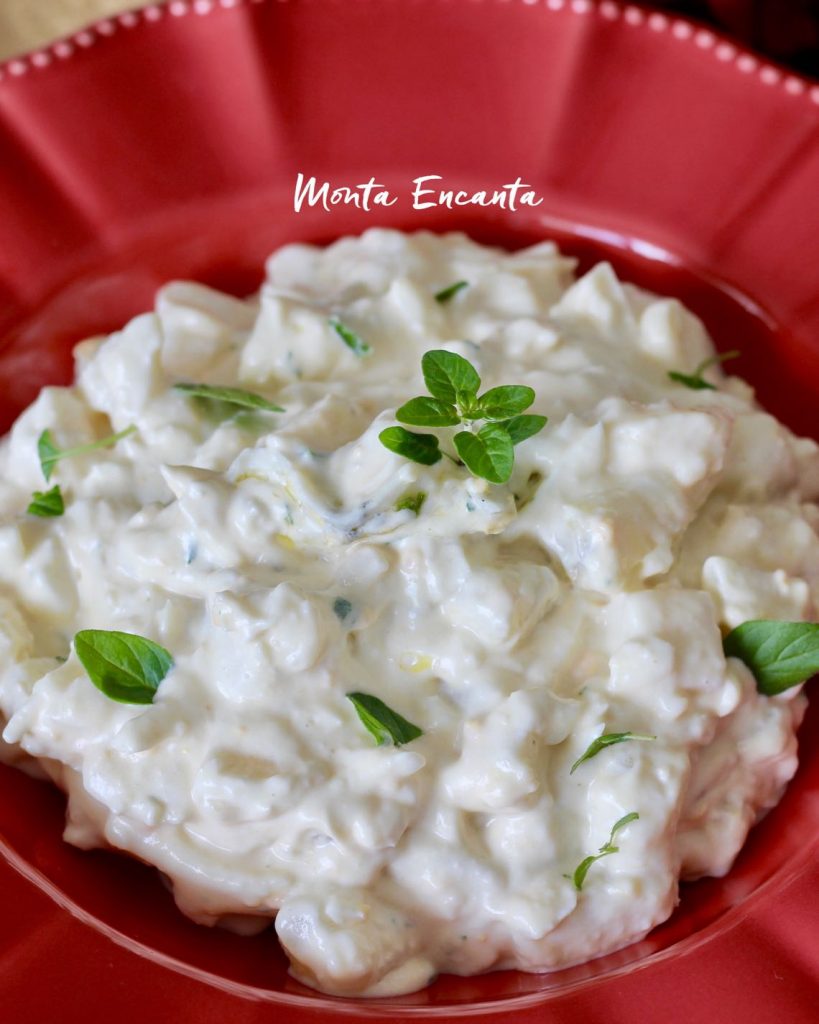 Salada De Ovo Batata E Maionese De Alho Monta Encanta