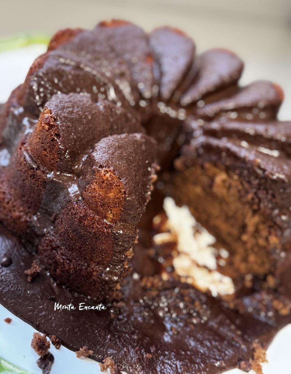 bolo de laranja com chocolate