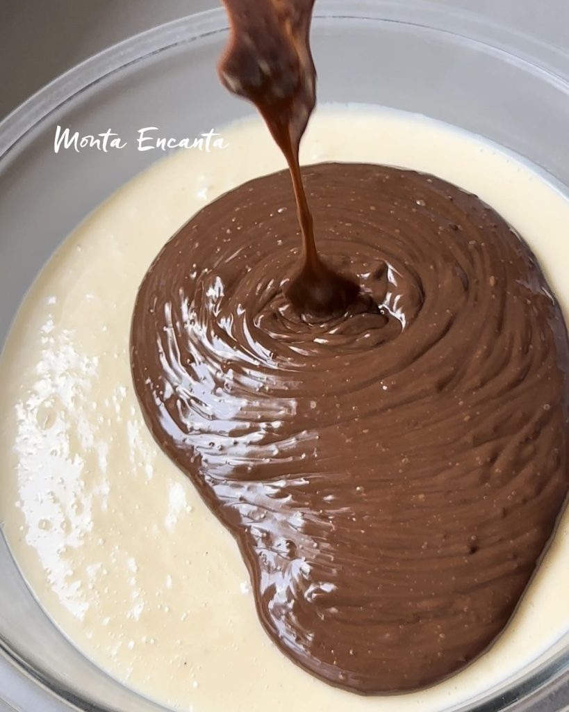 mousse de limão com chocolate